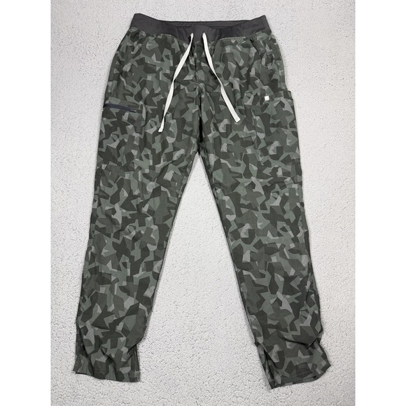 Figs Pants - FIGS Scrub Pants Womens Large Tall Camo Technical Collection‎ Workwear Medical